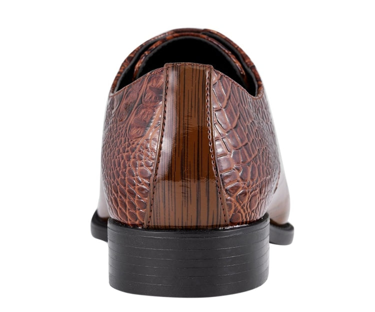 
                      
                        Amali Harvey brown oxford shoes back
                      
                    