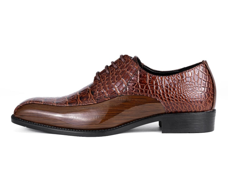 Amali Harvey brown oxford shoes side