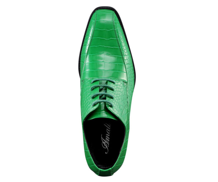 
                      
                        Amali Harvey green oxford shoes top
                      
                    