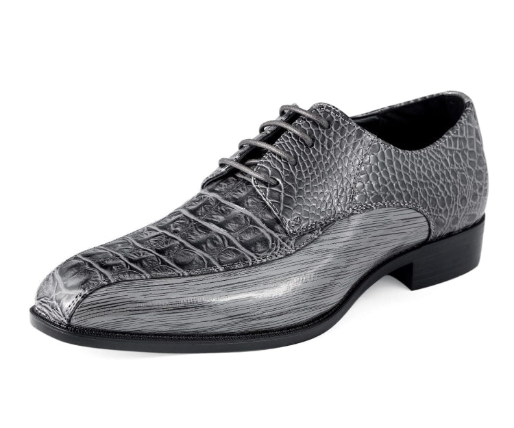 Amali Harvey grey oxford shoes main