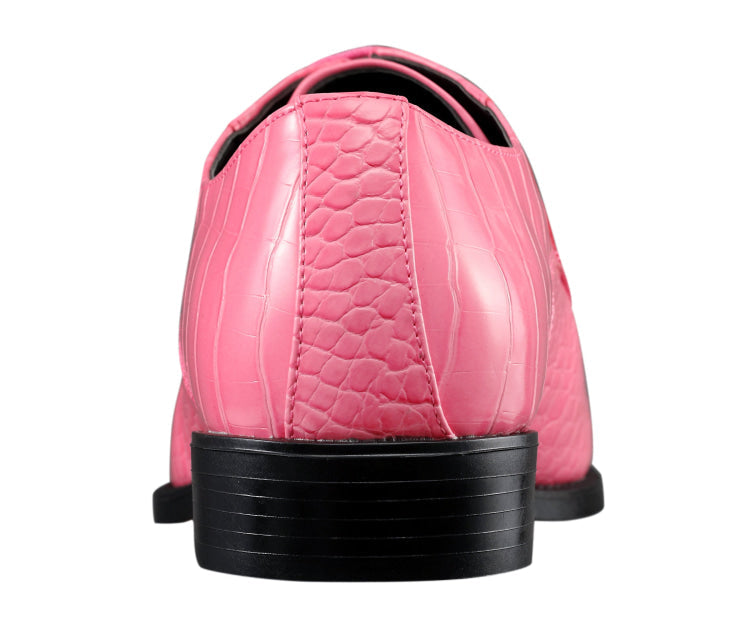 
                      
                        Amali Harvey hot pink oxford shoes back
                      
                    