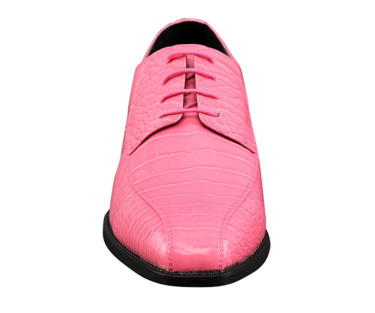 
                      
                        Amali Harvey hot pink oxford shoes front
                      
                    