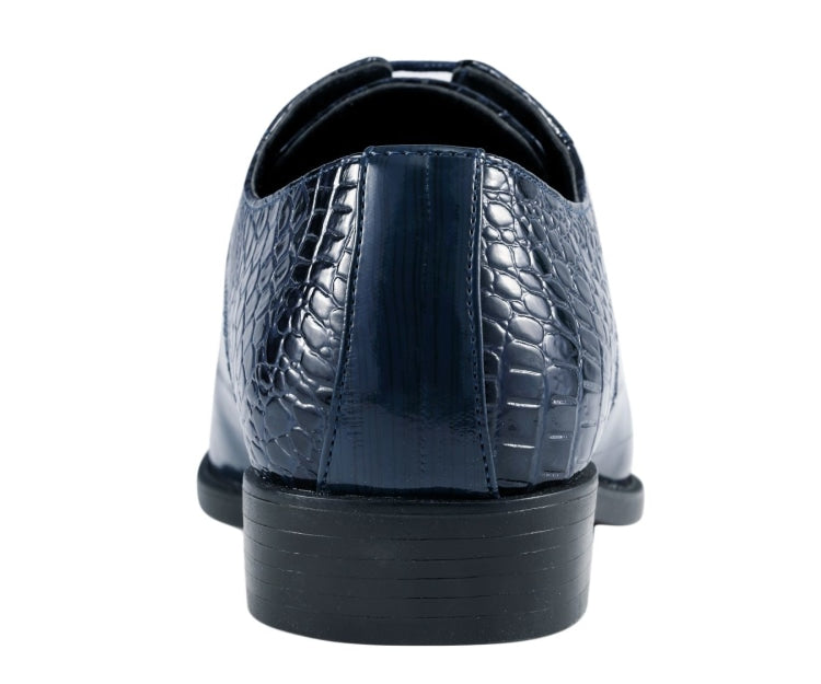 
                      
                        Amali Harvey navy blue oxford shoes back
                      
                    
