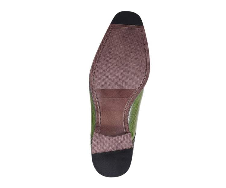 
                      
                        Amali Harvey olive green oxford shoes sole
                      
                    