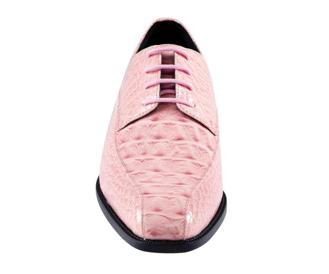 Pink Oxford Shoes | Mens Alligator Print | Harvey by Amali Amali Shoes Pink Oxford Shoes | Mens Alligator Print | Harvey by Amali Amali Shoes
