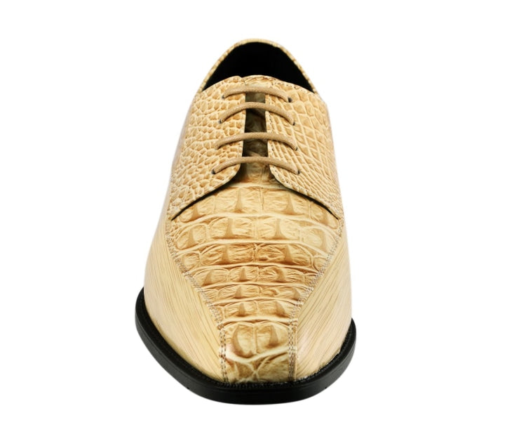 
                      
                        Amali Harvey taupe oxford shoes front
                      
                    