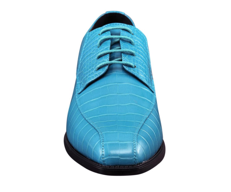 
                      
                        Amali Harvey turquoise oxford shoes front
                      
                    