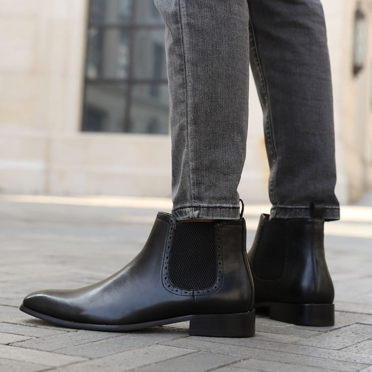 Amali Hayes black chelsea boots life