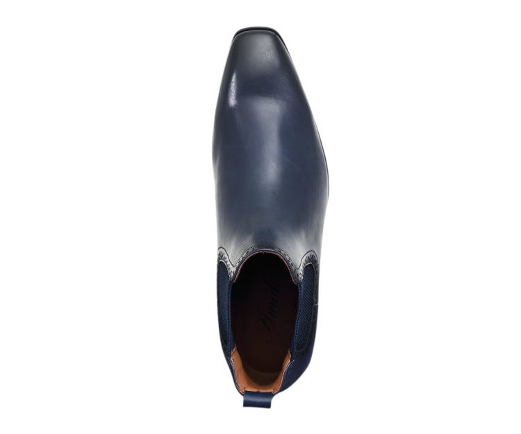 
                      
                        Amali Hayes navy chelsea boots top
                      
                    