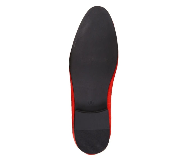 
                      
                        Amali Heath red smoking slippers sole
                      
                    