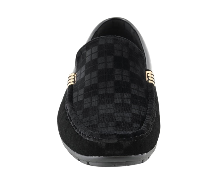 
                      
                        Amali Jace black driving shoes front
                      
                    