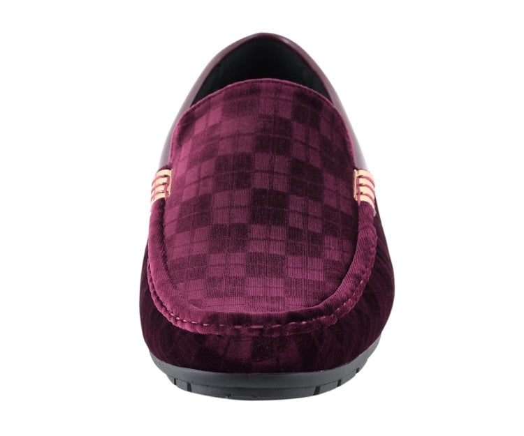 
                      
                        Amali Jace burgundy driving shoes front
                      
                    