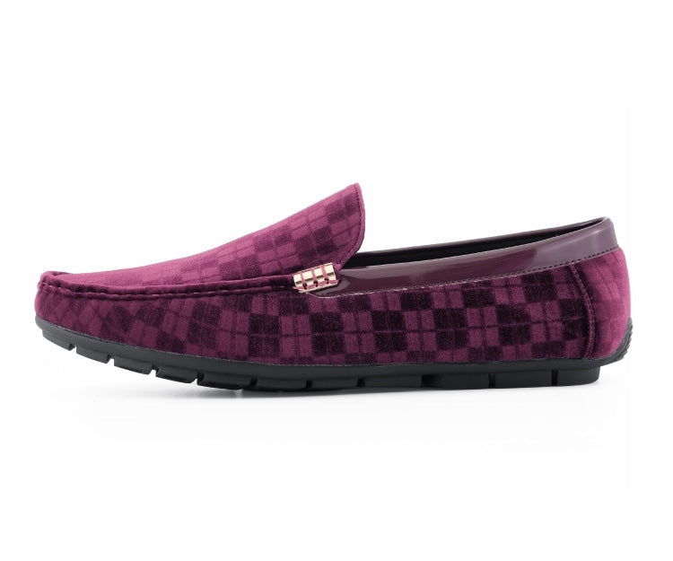 
                      
                        Amali Jace burgundy driving shoes side
                      
                    