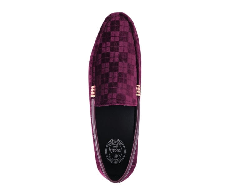 
                      
                        Amali Jace burgundy driving shoes top
                      
                    