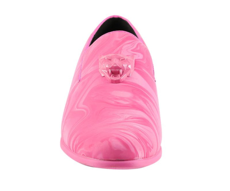 
                      
                        Amali Jano pink smoking loafers front
                      
                    