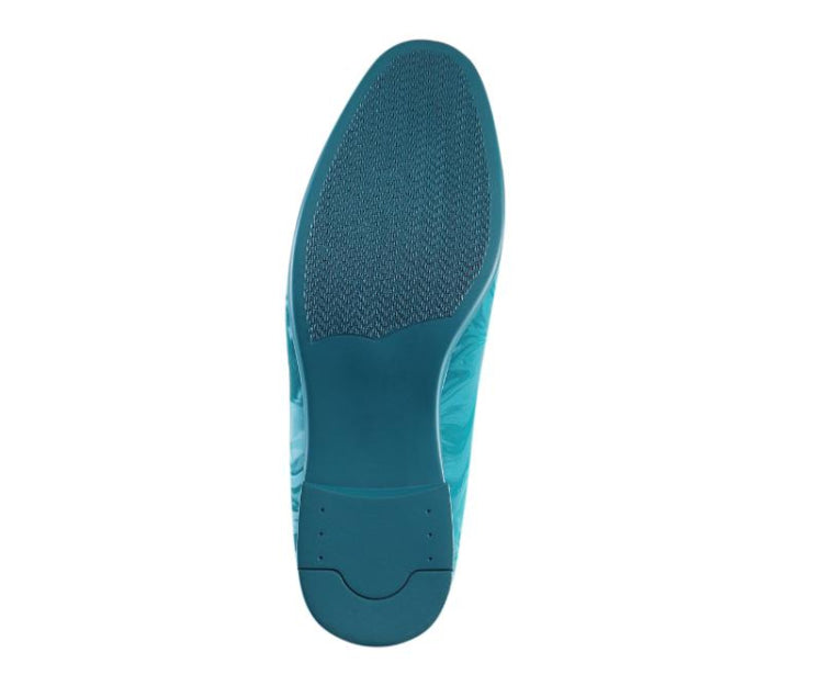 
                      
                        Amali Jano turquoise smoking loafers sole
                      
                    