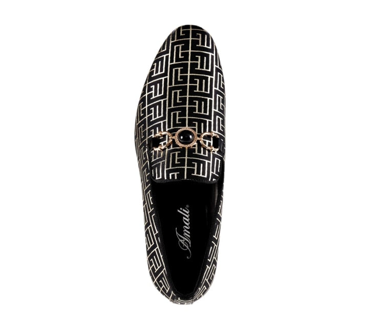 
                      
                        Amali Kazimar black designer loafers top
                      
                    
