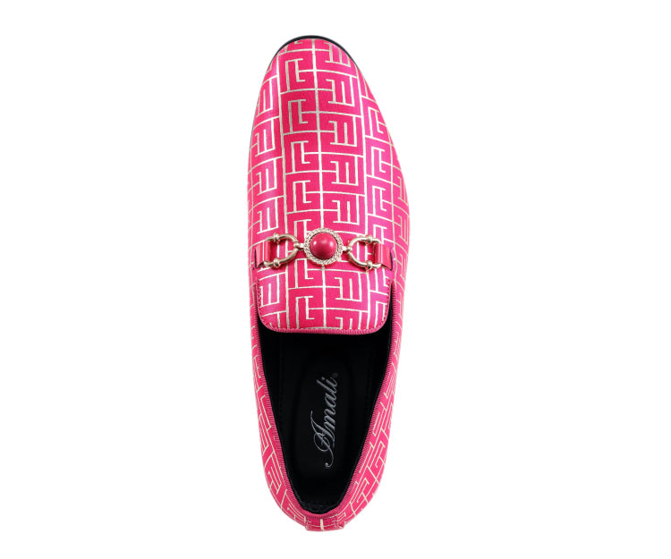 
                      
                        Amali Kazimar fuchsia designer loafers top
                      
                    