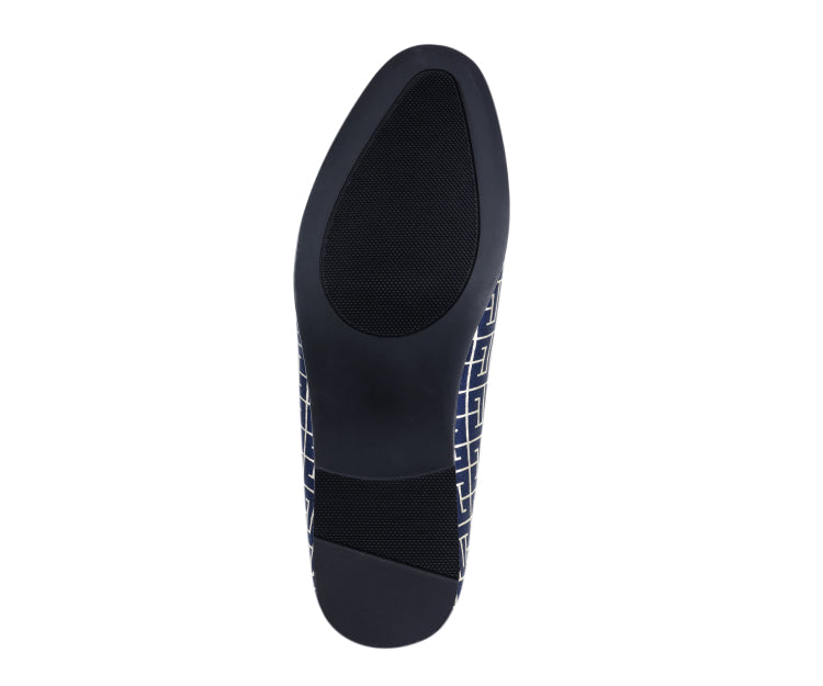 
                      
                        Amali Kazimar navy designer loafers sole
                      
                    