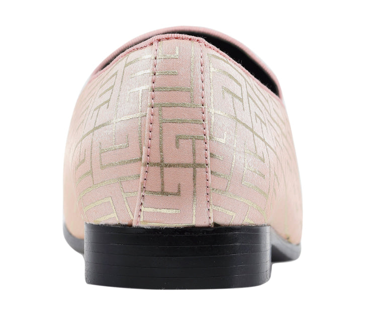 
                      
                        Amali Kazimar pink designer loafers back
                      
                    