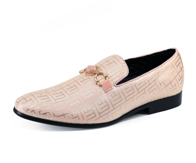 Amali Kazimar pink designer loafers main