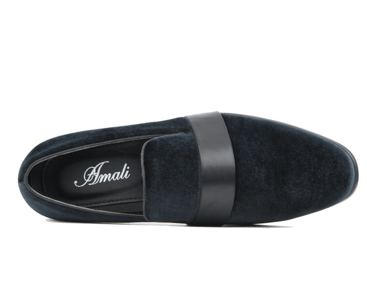 
                      
                        Amali Knight black smoking slippers top
                      
                    