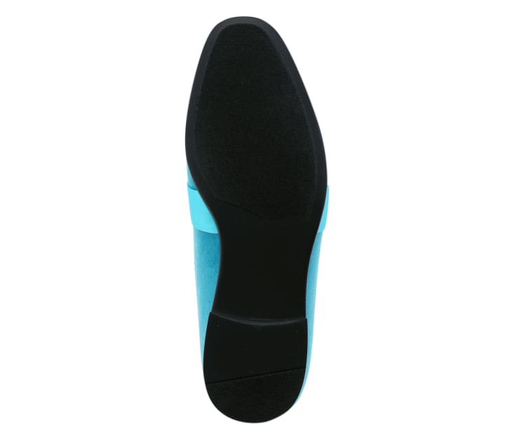 
                      
                        Amali Knight turquoise smoking slippers sole
                      
                    