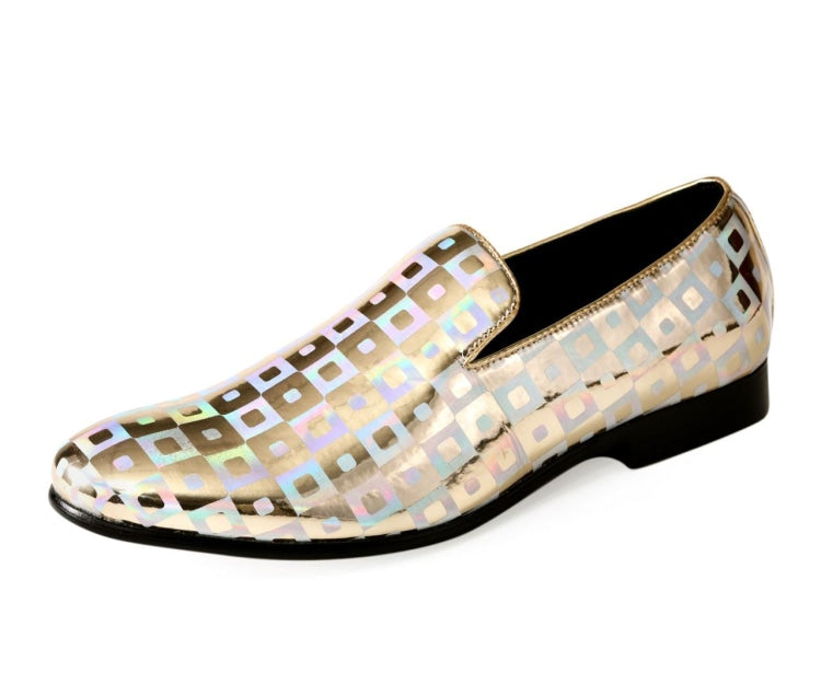 Amali Kodiak gold loafers main