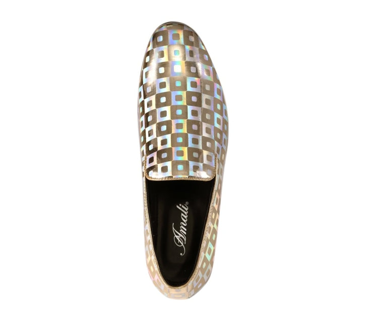 
                      
                        Amali Kodiak gold loafers top
                      
                    