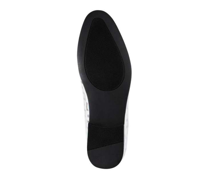 
                      
                        Amali Kodiak silver loafers sole
                      
                    