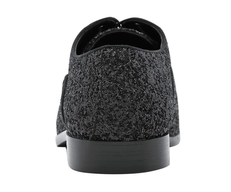 Black Glitter Oxfords | Bold Style | Lawrence by Amali Amali Shoes Black Glitter Oxfords | Bold Style | Lawrence by Amali Amali Shoes