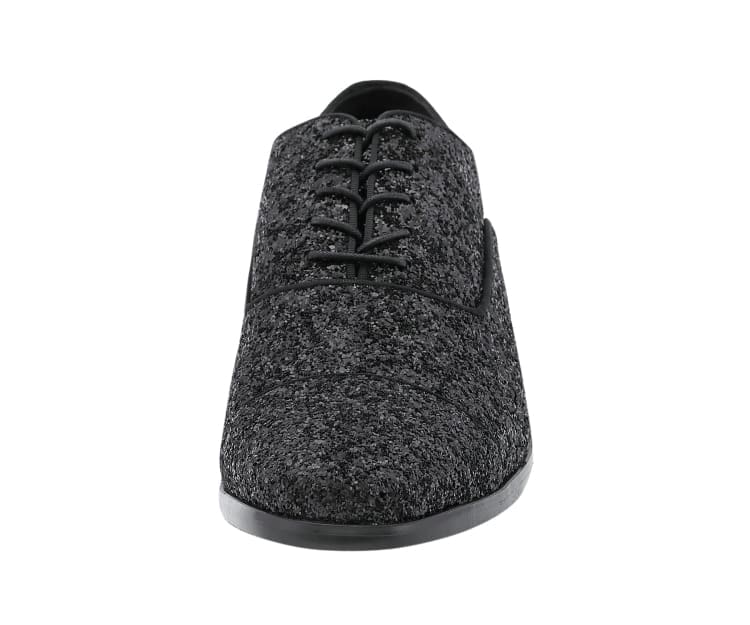 
                      
                        Amali Lawrence black glitter oxfords front
                      
                    