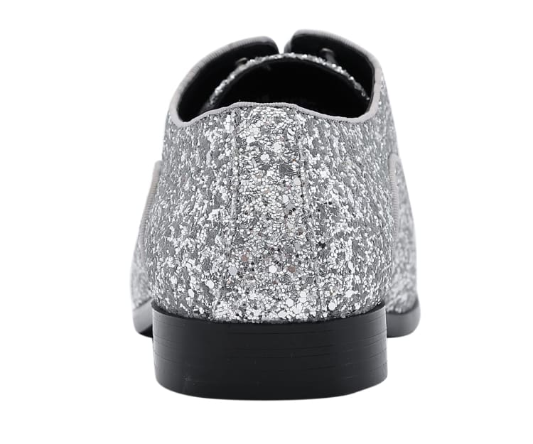 
                      
                        Amali Lawrence silver glitter oxfords back
                      
                    