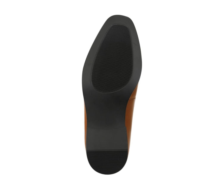 
                      
                        Amali Levi cognac penny loafers sole
                      
                    