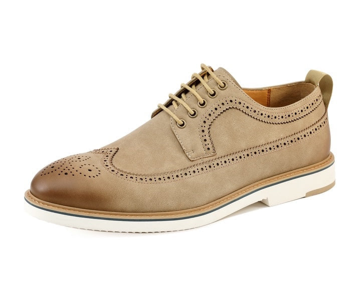 Amali Lian taupe hybrid oxford shoes main
