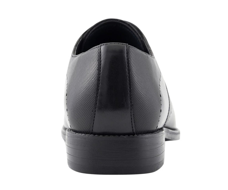
                      
                        Amali Luke black wingtip oxfords back
                      
                    