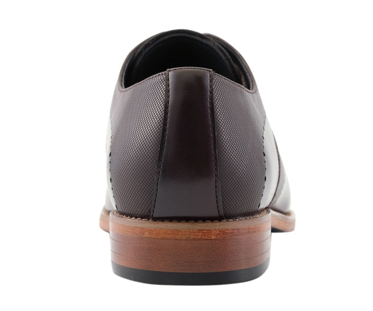
                      
                        Amali Luke brown wingtip oxfords back
                      
                    