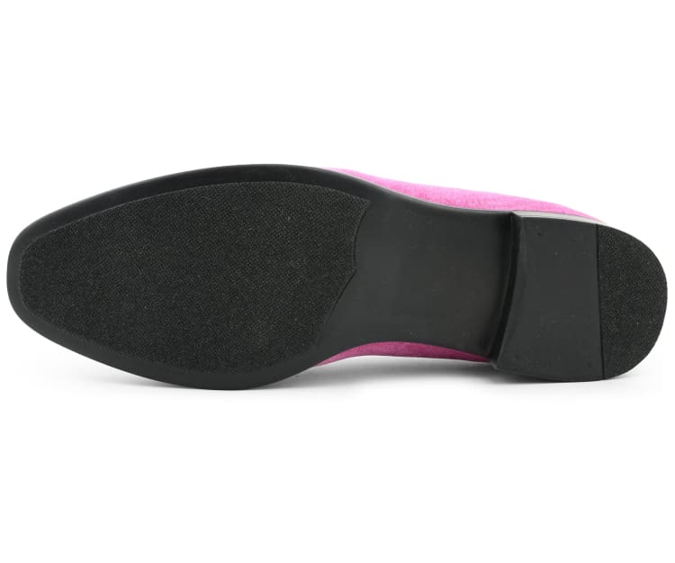 
                      
                        Amali Lynx pink velvet loafers sole
                      
                    