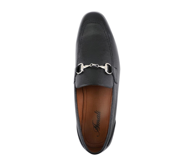 
                      
                        Amali Marco mens black loafers top
                      
                    