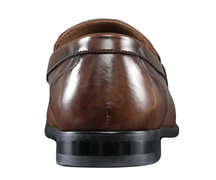 
                      
                        Amali Marco mens brown loafers​ back
                      
                    