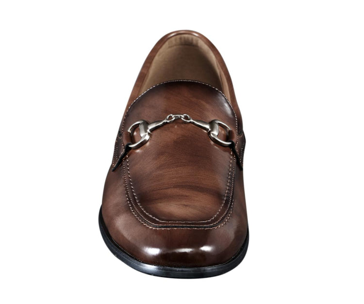 
                      
                        Amali Marco mens brown loafers​ front
                      
                    