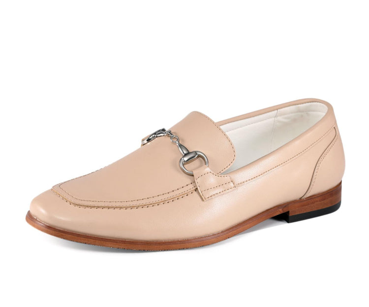 Amali Marco mens taupe loafers main