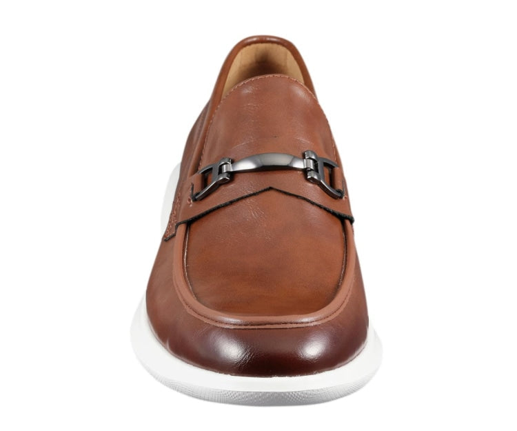 
                      
                        Amali Milo cognac loafers front
                      
                    