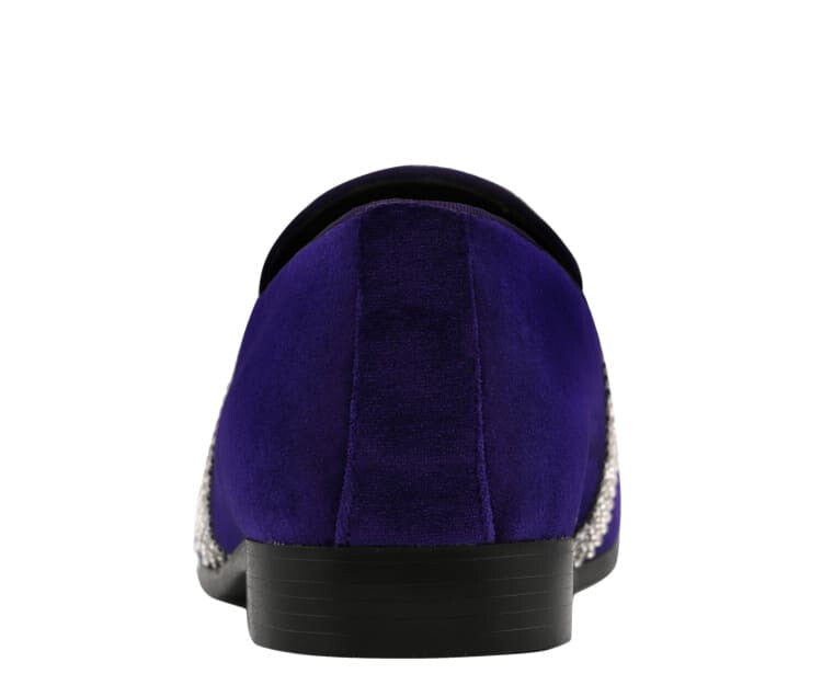 
                      
                        Amali Monarch purple smoking slippers back
                      
                    