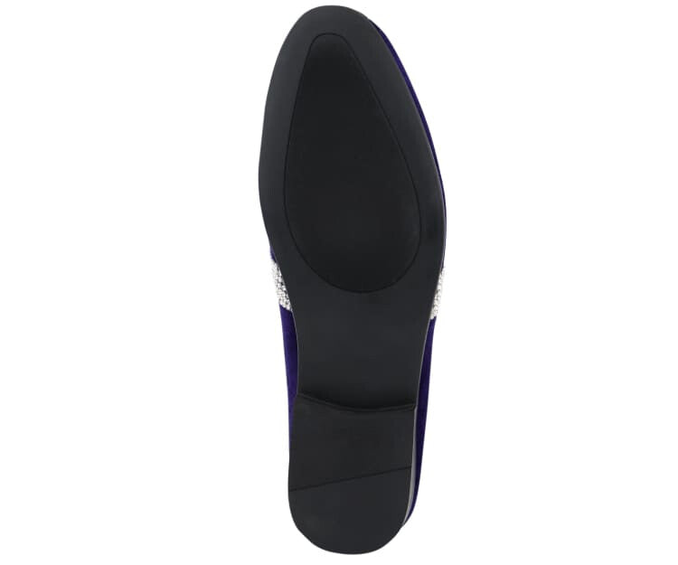 
                      
                        Amali Monarch purple smoking slippers sole
                      
                    