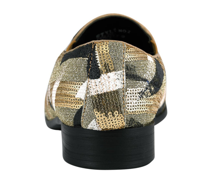 
                      
                        Amali Nelson gold dress shoes back
                      
                    