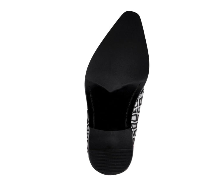 
                      
                        Amali Nevil silver pointed toe loafers sole
                      
                    
