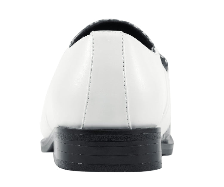 
                      
                        Amali Nevil white pointed toe loafers back
                      
                    