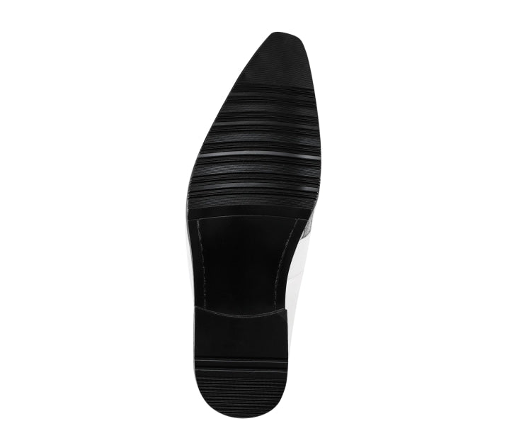 
                      
                        Amali Nevil white pointed toe loafers sole
                      
                    