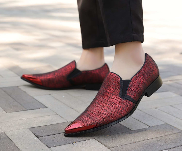 
                      
                        Amali Niven red metal tip shoes life 3
                      
                    